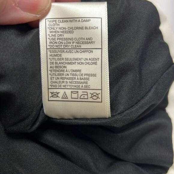 Steve Madden Helayna Faux Leather Silver/cream/black Moto jacket size small - Picture 12 of 12